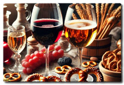 Stocherkahn Tübingen. Schmidt's Stocherkahnfahrten Wein-Fahrt