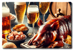 Stocherkahn Tübingen. Schmidt's Stocherkahnfahrten BordGrill Superior