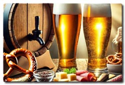 Stocherkahn Tübingen. Schmidt's Stocherkahnfahrten Bock Bier-Fahrt