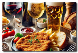 Stocherkahn Tübingen. Schmidt's Stocherkahnfahrten Schnitzel Bordparty